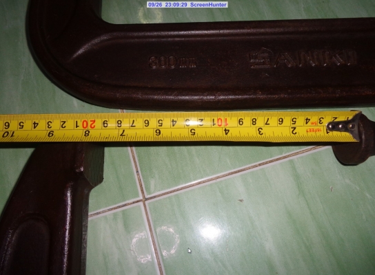 ขายC-CLAMP SANKI 300mm ตัวหนา ใช้งานหนักได้เลย งานญี่ปุ่น คู่นี้ขาย4500 ขายC-CLAMP SANKI 300mm ตัวหนา ใช้งานหนักได้เลย งานญี่ปุ่น คู่นี้ขาย4500