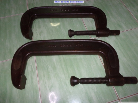 ขายC-CLAMP SANKI 300mm ตัวหนา ใช้งานหนักได้เลย งานญี่ปุ่น คู่นี้ขาย4500