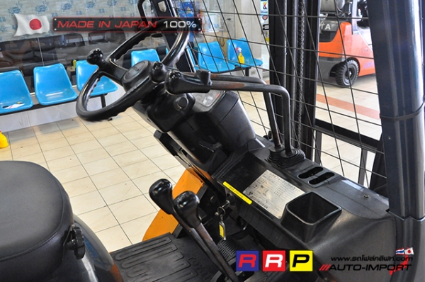 ขายรถโฟล์คลิฟท์มือสอง TOYOTA รุ่น 7FD14-24316 นำเข้าจากประเทศญี่ปุ่น 100\% ไม่เคยใช้งานในไทย