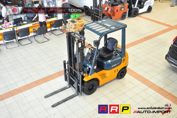 ขายรถโฟล์คลิฟท์มือสอง TOYOTA รุ่น 7FD14-24316 นำเข้าจากประเทศญี่ปุ่น 100\% ไม่เคยใช้งานในไทย