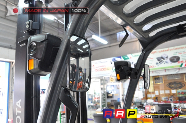 ขายรถโฟล์คลิฟท์มือสอง TOYOTA รุ่น 8FG15-33712 นำเข้าจากประเทศญี่ปุ่น 100\% ไม่เคยใช้งานในไทย