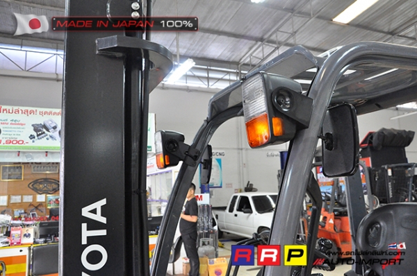 ขายรถโฟล์คลิฟท์มือสอง TOYOTA รุ่น 8FG15-33712 นำเข้าจากประเทศญี่ปุ่น 100\% ไม่เคยใช้งานในไทย