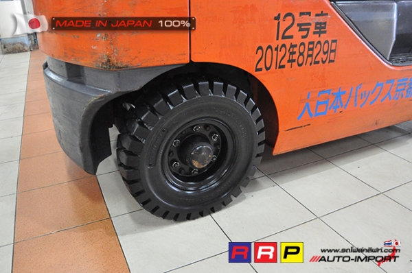 ขายรถโฟล์คลิฟท์มือสอง TOYOTA รุ่น 8FG15-33712 นำเข้าจากประเทศญี่ปุ่น 100\% ไม่เคยใช้งานในไทย