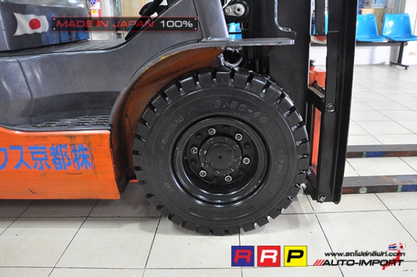 ขายรถโฟล์คลิฟท์มือสอง TOYOTA รุ่น 8FG15-33712 นำเข้าจากประเทศญี่ปุ่น 100\% ไม่เคยใช้งานในไทย