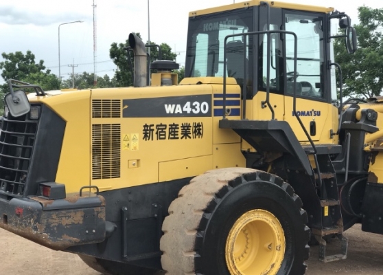 ขายรถตักล้อยาง KOMATSU WA430-6 ปี 2010 นำเข้าเองจากญี่ปุ่น สภาพสวยพร้อมใช้