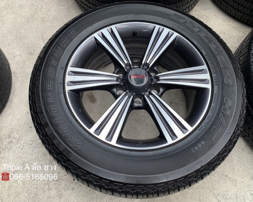 ล้อแม็กป้ายแดง ISUZU X-Series ขอบ 18 พร้อมยางน้องๆป้ายแดง 255-60-18 Bridgestone ปี 18