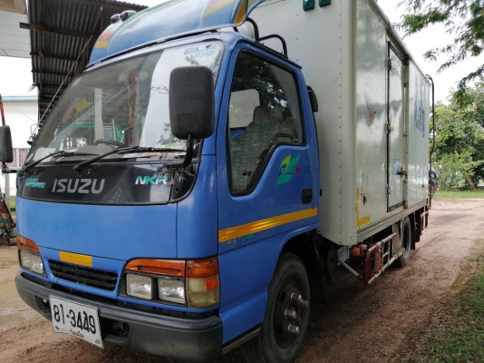ขายISUZU NKR130แรง ปี46ยาว4.3เมตร พร้อมตู้แห้งบรรทุกไมค์วิ่งน้อย