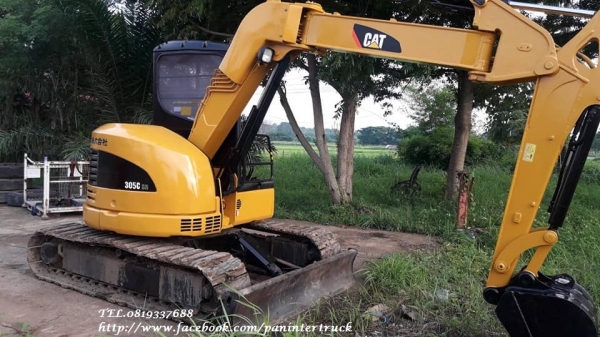 !!SALE FROM JAPAN รุ่นใหม่*รถขุดCATERPILLAR -305CSR เครื่องยนต์MITSUBISHI -S4Q ,ปรับสภาพ ขัด-ล้าง ทำสี ให้เรียบร้อย
