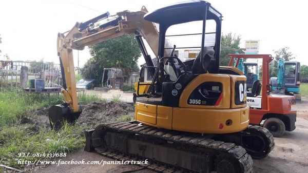 !!SALE FROM JAPAN รุ่นใหม่*รถขุดCATERPILLAR -305CSR เครื่องยนต์MITSUBISHI -S4Q ,ปรับสภาพ ขัด-ล้าง ทำสี ให้เรียบร้อย