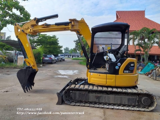!!SALE FROM JAPAN รุ่นใหม่*รถขุดCATERPILLAR -305CSR เครื่องยนต์MITSUBISHI -S4Q ,ปรับสภาพ ขัด-ล้าง ทำสี ให้เรียบร้อย