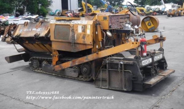 สินค้าเก่านอก ขายถูกด่วนๆรถปูยาง HANTA  AF-240CS III /ปูยางได้กว้างถึง2.40 เมตร :สินค้าเก่านอก ขายตามสภาพ