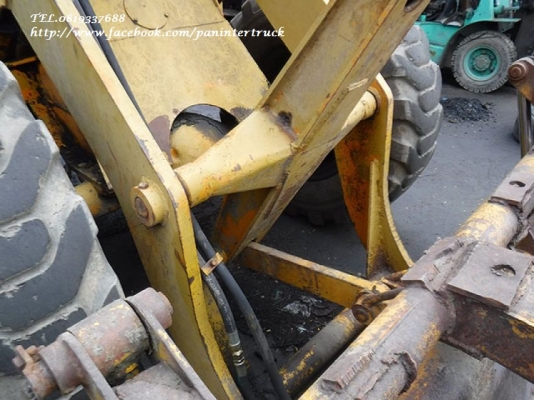 สินค้าเก่านอก ขายถูกด่วนๆ รถตักล้อยางKOMATSU JH30Bขับเคลื่อน2เพลา /เลี้ยวล้อ /สินค้าเก่านอก ขายตามสภาพ