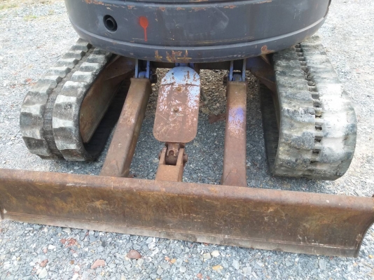 ขายรถแมคโค MITSUBISHI MM30SR แทรคยาง คอนโทรลสั้น บูมออฟเซ็ต ติอต่อ 098-7962549