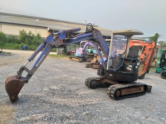 ขายรถแมคโค MITSUBISHI MM30SR แทรคยาง คอนโทรลสั้น บูมออฟเซ็ต ติอต่อ 098-7962549