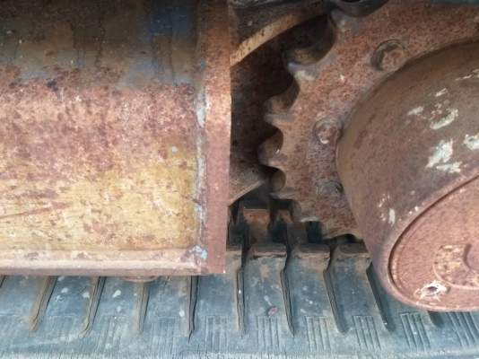 ขายรถแมคโค MITSUBISHI MM30SR แทรคยาง คอนโทรลสั้น บูมออฟเซ็ต ติอต่อ 098-7962549