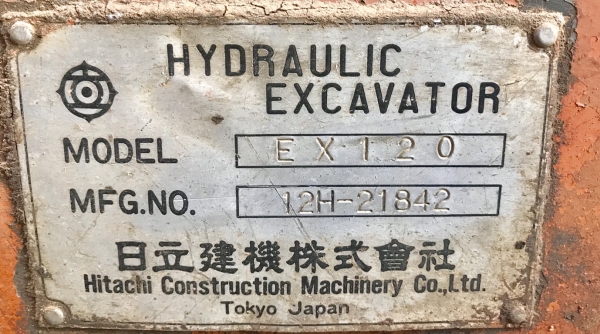 ขายHITACHI EX120 สภาพสวยราคา 450,000 ขายHITACHI EX120 สภาพสวยราคา 450,000