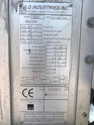 ขายรถกระเช้า JLGไฟฟ้า สูง6เมตร สวยเดิมจากญี่ปุ่นยังไม่เคยใช้ในไทย 99,000เท่านั้น