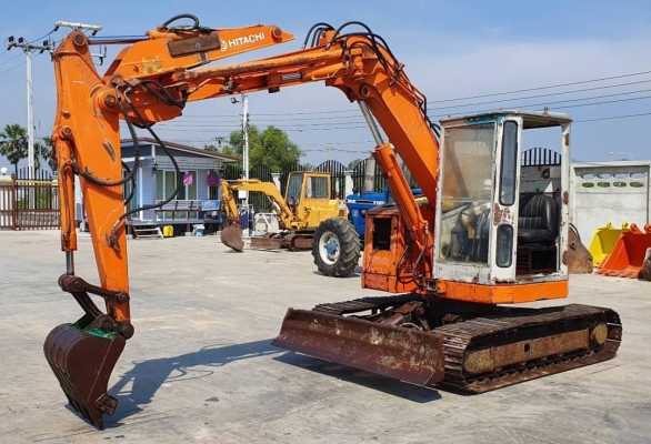 ขายด่วน285,000บาทแบคโฮขนาด5ตันHITACHIEX50แทคเหล็กหัวเก๋งเทียบเท่าPC50คลนโทลน้ำมันปั้มนี้วเร็วแรงไม่โหลดเครื่อง 3สูบ อีซูซูรถนอกเพื่งนำเข้ามาใหม่จากญี่ปุ่นยังไม่ได้ใช้ในไทยเลยมีลายหัวกะแทกบูมอาม์สวยเอวแน่นชั่วโม่งทำงานน้อยชั่วโม่งเอกสารอินวอย