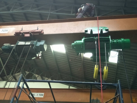 ออกแบบเครนไฟฟ้าอุตสาหกรรม รับประกอบ ผลิต และติดตั้ง เครนไฟฟ้า เครนโรงงาน