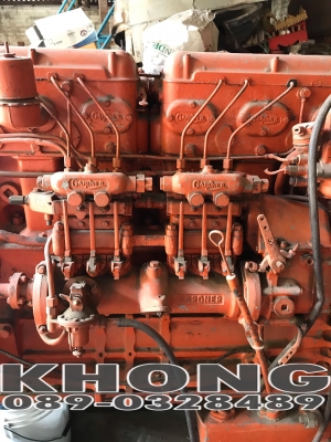 ขายด่วน เครื่อง CASNER 6สูบ 180แรง พร้อมใดร์ปั่นไฟ60KVA เครื่องติดใช้งานได้เลย ขาย 210000 บาท