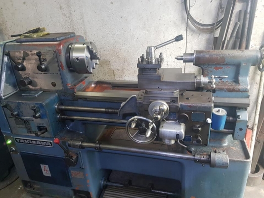 ขายถูกๆ เครื่องกลึงมือสองญี่ปุ่น(เก่านอก-แห้งๆญี่ปุ่น) Takisawa TSL-550D นิ่งๆ แน่นๆ ครับ