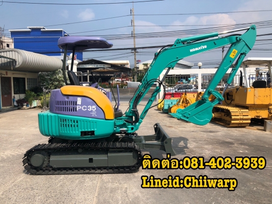 รถkomatsu pc35mr-1 เก่านอกสวยๆ