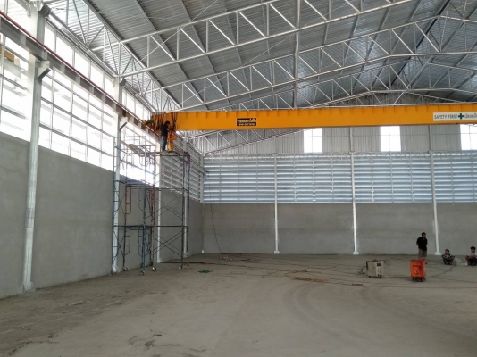 ผลิตติดตั้งเครนโรงงาน เครนอุตสาหกรรม เครนไฟฟ้า ทุกขนาด