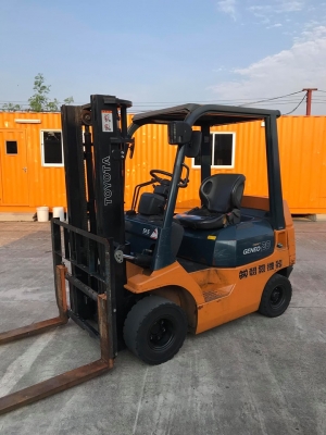 Toyota 7FGL20 Comapact ขนาดยก2ตัน เสายกสูง3เมตร เครื่องยนต์เบนซิล รหัส5K ไม่เคยใช้งานในไทย