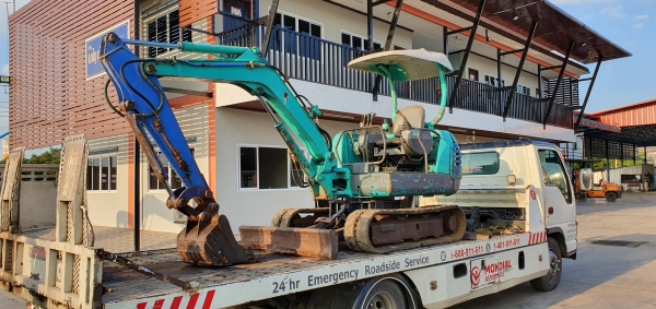 ขายด่วนรถแบคโฮคูโบต้าK22คอลโทลสั้นน้ำมันปั้มดีติดลายหัวกะแทกดีเทียบเท่าPC25รถนอกสถาพดีพร้อมใช้เพิ่งนำเข้ามายังไม่เคยใช้งานในไทยเลย