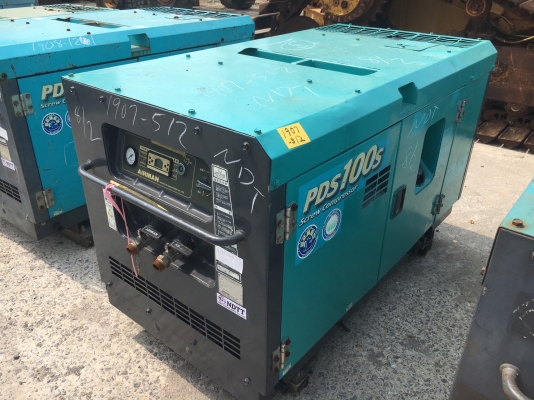 Airman PDS100S : 100CFM เครื่องปั๊มลม มือสองญี่ปุ่น โทร. 080-6565422 (หนิง)
