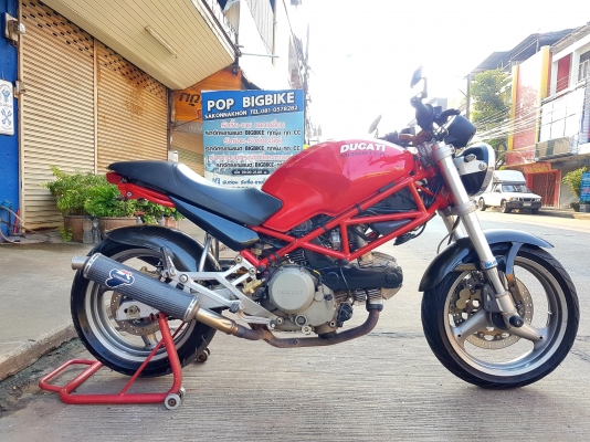 ขาย DUCATI MONSTER400 ปี2001 เดิมๆ สีสวย ท่อแต่งคู่ TERMIGNONI แฮนด์แต่ง กระจกแต่ง   อินวอยส์ สรรพสามิตร ราคา 49500 บาท ส่งได้ทั่วไทย  สนใจติดต่อ ☎️081-0578282 FACEBOOK ชาญณรงค์ ป๊อป ชัยอมฤต ไอดีไลน์ POPBIGBIKESAKON สนใจรถสวย ถูก ดี ต้อง POP BIGBIKE SAKON
