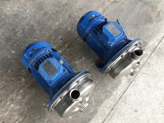 ขายปั๊มน้ำหอยโข่งหัวสแตนเลส Stac 2.5HP. 380V made in Italy สภาพสวย หมุนนิ่ม พร้อมใช้งาน มี 2ตัวครับ ขายปั๊มน้ำหอยโข่งหัวสแตนเลส Stac 2.5HP. 380V made in Italy สภาพสวย หมุนนิ่ม พร้อมใช้งาน มี 2ตัวครับ