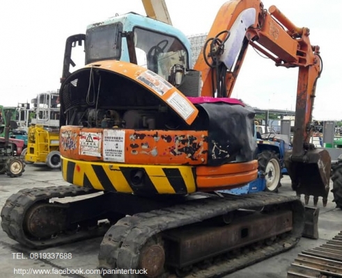 !!Shock SALE !!ลดกระหน่ำ*รถขุด KOMATSU PC75UU-2 เครื่องยนต์ KOMATSU-4D95L , คอนโทรลน้ำมัน ,ปั๊มนิ้ว ,แทรคยาง