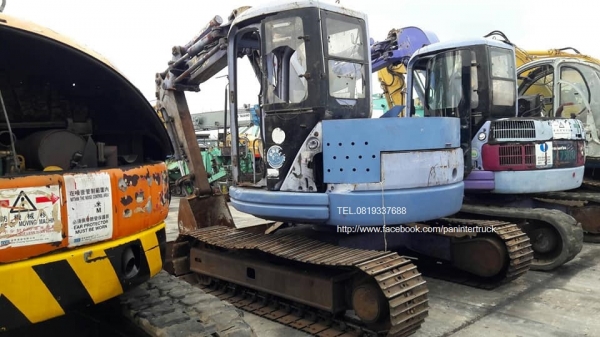 !Shock SALE !!ราคาถูกตาแตก จ้า!!* รถขุดKOMATSU PC75UU-2 เครื่องยนต์KOMATSU-4D95L ,ปั๊มนิ้ว ,แทรคเหล็ก