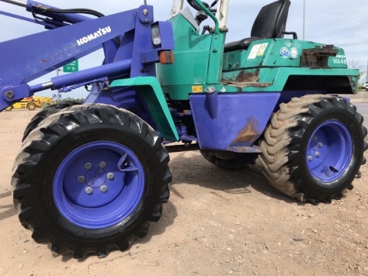 ขายรถตักล้อยาง KOMATSU WA40-3E นำเข้าเองจากญี่ปุ่น สภาพสวยพร้อมใช้ มีVDOการทำงานครับ