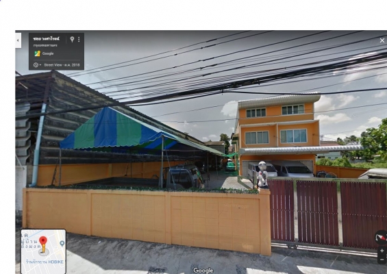 ขายที่ดิน 155 ตรว. พร้อมสิ่งปลูกสร้างตึกขนาด 3 ชั้น ย่านบางแค