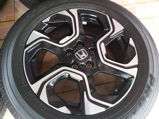 ล้อแม็ก Honda CR-V G5 ขอบ 18 พร้อมยาง TOYO Proxes R45  235/60R18 ผลิตปี 2018 ทั้ลชุด 25,900.-เทิร์นได้ใส่ฟรี รับบัตร ส่งทั่วไทย