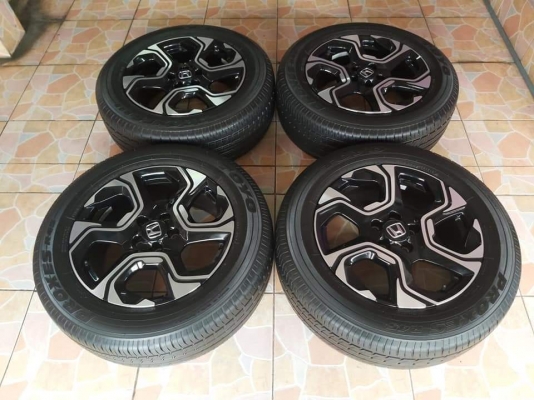ล้อแม็ก Honda CR-V G5 ขอบ 18 พร้อมยาง TOYO Proxes R45  235/60R18 ผลิตปี 2018 ทั้ลชุด 25,900.-เทิร์นได้ใส่ฟรี รับบัตร ส่งทั่วไทย