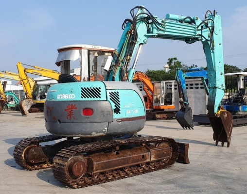 ขายด่วน375,000บาทรถเเบคโฮ โกเบโก้SK75หัวเก๋งสวยรถนอกเพื่งนำเข้ามาใหม่สวยเดิมๆเคื่องดีปั่มแรงคอลโทลน้ำมันปั้มนิ้ว บูมอามร์สวยเร็วแรงไม่โหลด เครื่องอีซูซู4สูบ 4JB1ระบบเต่ากะต่ายยืดหดได้พร้อมใช้รถยังไม่เคยใช้งานในไทยเลย