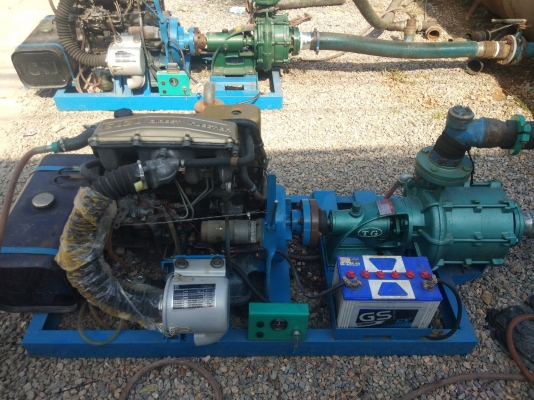 เครื่องยนต์พร้อมปั๊มน้ำแรงดันสูง