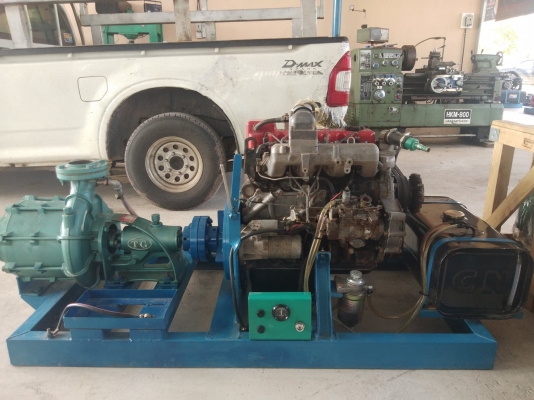 เครื่องยนต์พร้อมปั๊มน้ำแรงดันสูง