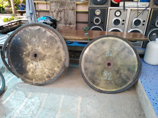 ขายใบเลื่อยวงเดือน38"/32"พร้อมอุปกรณ์ตัดครบชุด โทร-063-4646-111