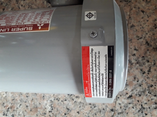 ขายมอเตอร์ไฟฟ้า 3เฟส 1แรง มิสซู เหมือนได้ของใหม่