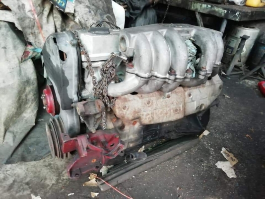 เครื่องนิสสันrd28 และปั๊มน้ำำ ญี่ปุ่น okamato