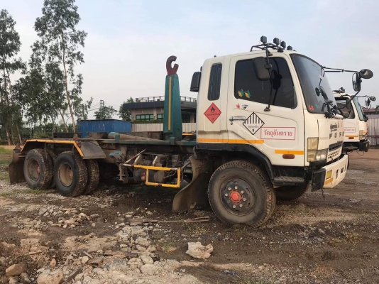 ขาย 595,000 MITSUBISHI MMTFN 627 NN 225 แรง FUSO M6 EURO 2 ปี 49-50 หัวคัสชี มีชุด กระบอกดั้ม หัวบาง