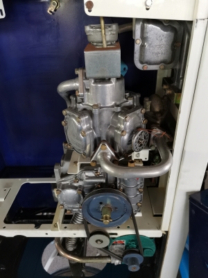 ถังน้ำมันใหม่1000ลิตรเหล็กหนา3ม.พร้อมหัวจ่ายมือ2ตามสภาพ