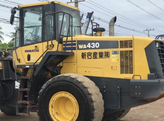 ขายรถตักล้อยาง KOMATSU WA430-6 ปี 2010 นำเข้าเองจากญี่ปุ่น สภาพสวยพร้อมใช้