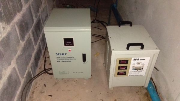 ตู้เพิ่มไฟอัตโนมัติ 8000W