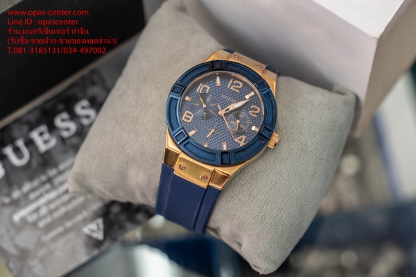 นาฬิกา Guess รุ่น W0247G3 สภาพใหม่ มีกล่อง ใบประกัน หมอน เดินปกติ