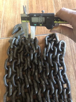 ขายโซ่นอก มือ2 ขนาด 7.7 มิล ยาว 3.30 เมตร ขายโซ่นอก มือ2 ขนาด 7.7 มิล ยาว 3.30 เมตร